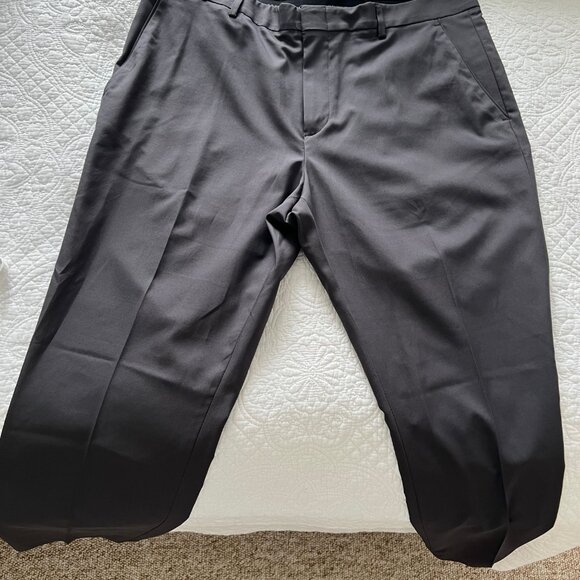 Perry Ellis Very Slim Fit Tech Portfolio Dress Pant in Asphalt Grey 36 x 30 - Picture 6 of 8